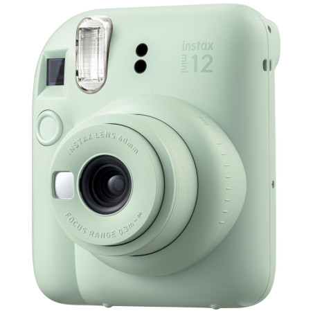 Camara fujifilm mini instax 12 flash -  autoexposicion -  verde menta