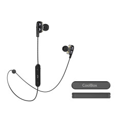 CoolBox CoolTwin Auricolare Wireless In-ear Musica e Chiamate Bluetooth Nero