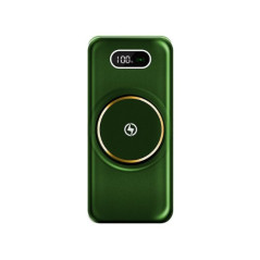 POWERBANK COOL 10000MAH QI WIRELESS GRIP GREEN
