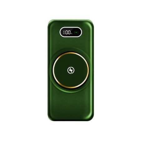 POWERBANK COOL 10000MAH QI WIRELESS GRIP GREEN