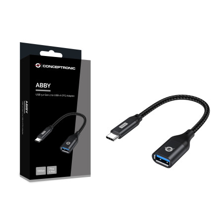Adaptador usb tipo c a usb tipo a conceptronic 0.2m -  macho - hembra