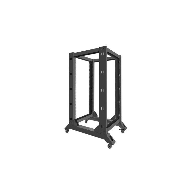 Armario lanberg abierto rack 19 pulgadas 22u -  600x800 negro