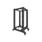 Armario lanberg abierto rack 19 pulgadas 22u -  600x800 negro