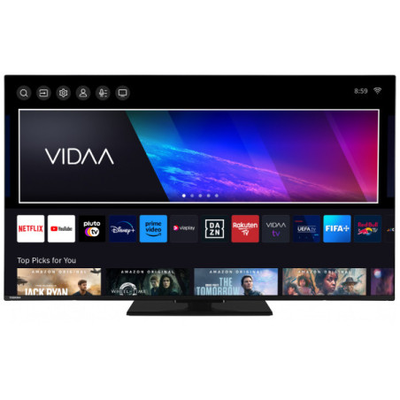 Toshiba 65QV3463DG TV 165,1 cm (65") 4K Ultra HD Smart TV Wi-Fi Nero 250 cd m²