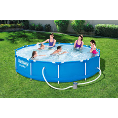 Bestway Steel Pro 56681 piscina fuori terra Piscina con bordi Piscina rotonda 6473 L Blu