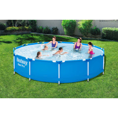 Bestway Steel Pro 56681 piscina fuori terra Piscina con bordi Piscina rotonda 6473 L Blu