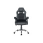 Silla de oficina equip 651016 negra respaldo acolchado ergonomica
