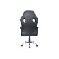 Silla de oficina equip 651016 negra respaldo acolchado ergonomica