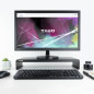 Elevador soporte de monitor tooq metalico negro
