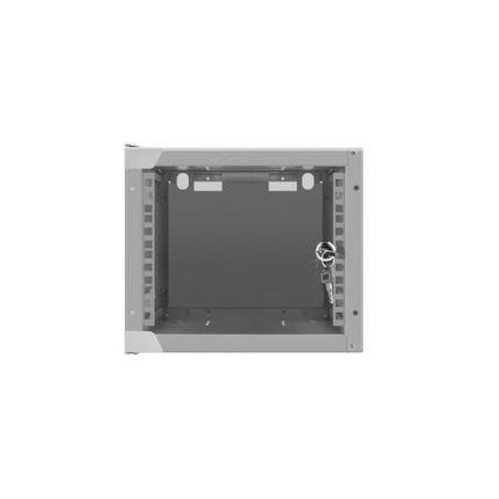 Armario lanberg mural rack 10 pulgadas 4u -  280x310 silver
