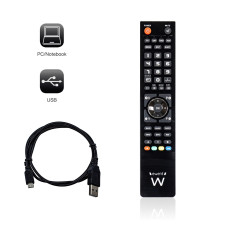 Ewent EW1570 telecomando DTT, DVD Blu-ray, Proiettore, SAT, STB, Altoparlante Soundbar, TV, Universale, VCR Pulsanti