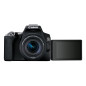 Camara digital canon reflex eos 250d+ef - s 18 - 55mm f - 4 - 5.6 is -   24.1mp -  digic 8 -  4k -  wifi -  bluetooth -  negro