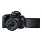 Camara digital canon reflex eos 250d+ef - s 18 - 55mm f - 4 - 5.6 is -   24.1mp -  digic 8 -  4k -  wifi -  bluetooth -  negro