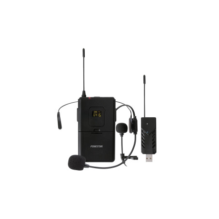 Microfono inalambrico fonestar wi - mic petaca uhf