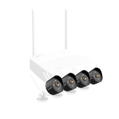 Tenda K4W-3TC kit di videosorveglianza Con cavo e senza cavo 4 canali