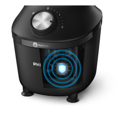 Batidora de vaso philips series 3000 hr2291 - 01 problend - 2 velocidades - jarra cristal 1.25 l - 600w