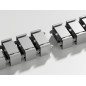 Organizador de cables de escritorio equip deluxe gris