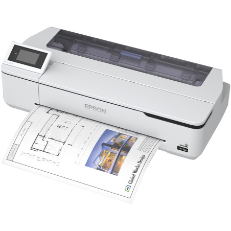 Plotter epson surecolor sc - t3100n a1 24 pulgadas -  2400ppp -  1gb -  usb -  red -  wifi -  wifi direct