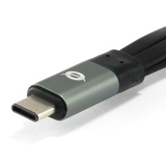 Conceptronic HUBBIES01G hub di interfaccia USB 3.2 Gen 2 (3.1 Gen 2) Type-C 5000 Mbit s Grigio