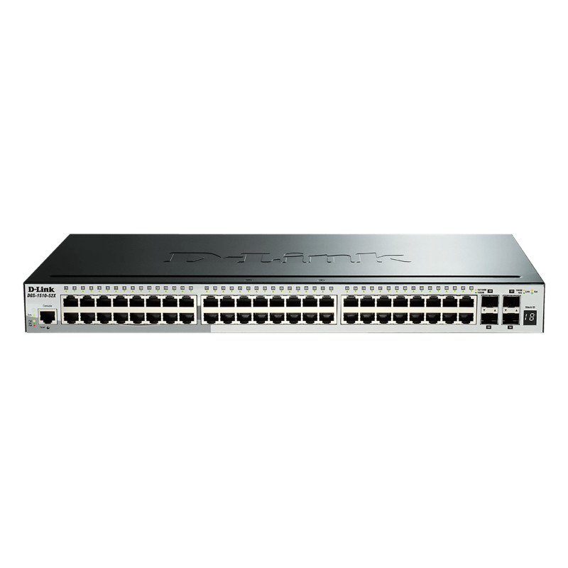Switch d - link 52 puertos gestionable 48 gigabit ethernet 10 - 100 - 1000 2 sfp
