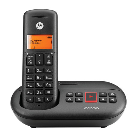 Telefono motorola dect e211 wireless inalambrico con contestador