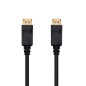 Cable displayport nanocable 2m -  macho - macho -  negro