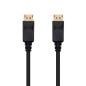 Cable displayport m - m 3m nanocable negro retail dp - m - dp - m -  3m -  conectores oro -  5.4 gbits