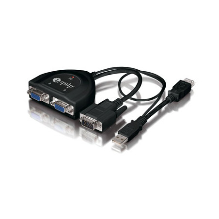 Splitter equip vga 2 puertos 450mhz alimentado por usb