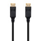 Cable displayport nanocable 1m -  macho - macho -  negro
