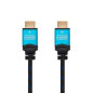 Cable hdmi (a) to hdmi (a) 4k 1.5m nanocable black  m - m - 60hz -  18gbps -  v2.0 -  trenzado