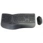 Kit teclado + mouse raton conceptronic orazio02 wireless inalambrico ergonomico