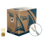 Bobina cable gris phasak utp awg23 100m  cat.6 - cca solido - awg 23