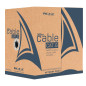 Bobina cable gris phasak utp awg23 100m  cat.6 - cca solido - awg 23