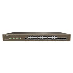 IP-COM Networks G5328F switch di rete Gestito L3 Gigabit Ethernet (10 100 1000) Grigio