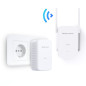 Kit de repetidores wifi mercusys mp510 kit av1000 gigabit -  300mbps -  pack 2 unidades