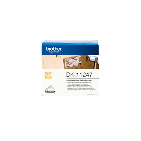 Etiquetas papel precortada brother dk11247 103 x 164 mm 180e ql1050 -  ql1100
