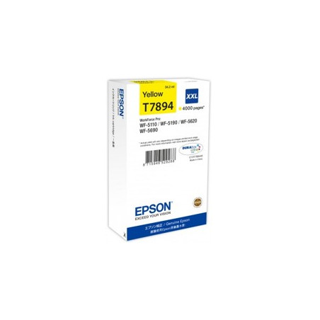Cartucho tinta epson c13t789440 amarillo xxl 4000 paginas