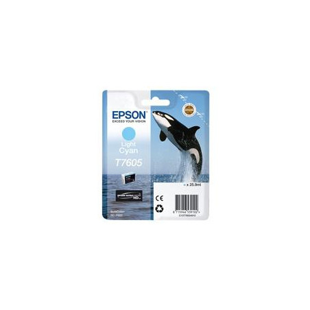 Cartucho tinta epson t760540  cian claro supercolor p600sc - p600 -  orca