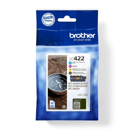 Brother LC422VAL ink cartridge 4 pcs original black, cyan, magenta, yellow