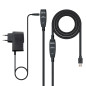 Cable nanocable prolongador alargador usb 3.0 con amplificador tipo a - m -  a - h 10m.