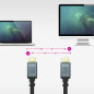 Cable nanocable hdmi 2.1 iris 8k macho - macho 2m negro