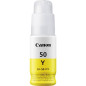 Botella tinta canon gi - 50y amarillo 70ml 7700 paginas