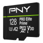 Tarjeta memoria micro secure digital micro sdxc pro elite prime pny 128gb clase 10 uhs - i u3