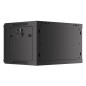 Armario lanberg mural rack 19 pulgadas 6u -  600x450 negro