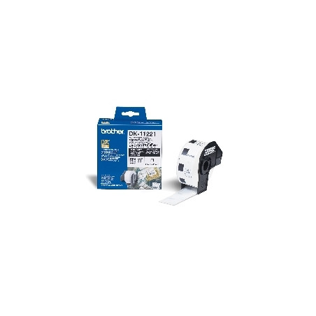 Etiquetas papel precortada brother dk11221 23 x 23 mm cuadrada ql - 500bw ql - 560 ql - 570 ql - 580n ql - 1050