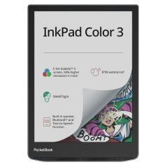 Libro elettronico ebook pocketbook inkpad color 3 7.8 pollici 32gb - colore stormy sea