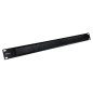 Guia de cable con cepillo phasak para rack 19 pulgadas