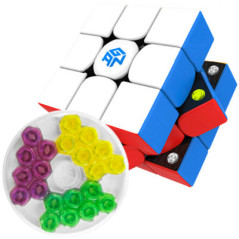 Cubo di Rubik Gan 356 m 3x3 magnetico stk multicolore