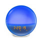 Lampara muvit io rgb luz ambiente + despertador con radio rm