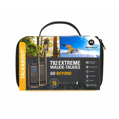 Motorola T82 Extreme Twin Pack ricetrasmittente 16 canali Nero, Arancione